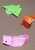 折り紙教室「千島・樺太・北海道の動物」