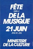 1982年音楽の祭典のポスター