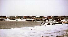 初冬のアクリヴィク村の様子