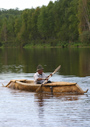 樹皮舟を復元する―極東ロシアの白樺樹皮文化