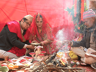 ネパールの婚礼（7229）