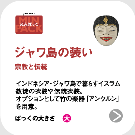 ジャワ文化をまとう―サルンとカイン