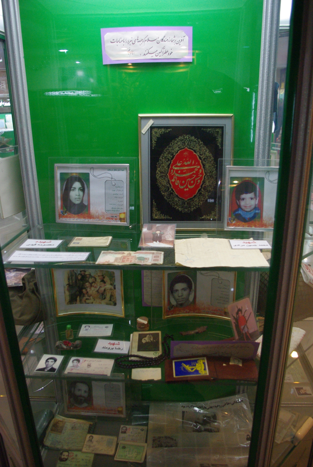 博物館に展示される殉教者たち(2016年)