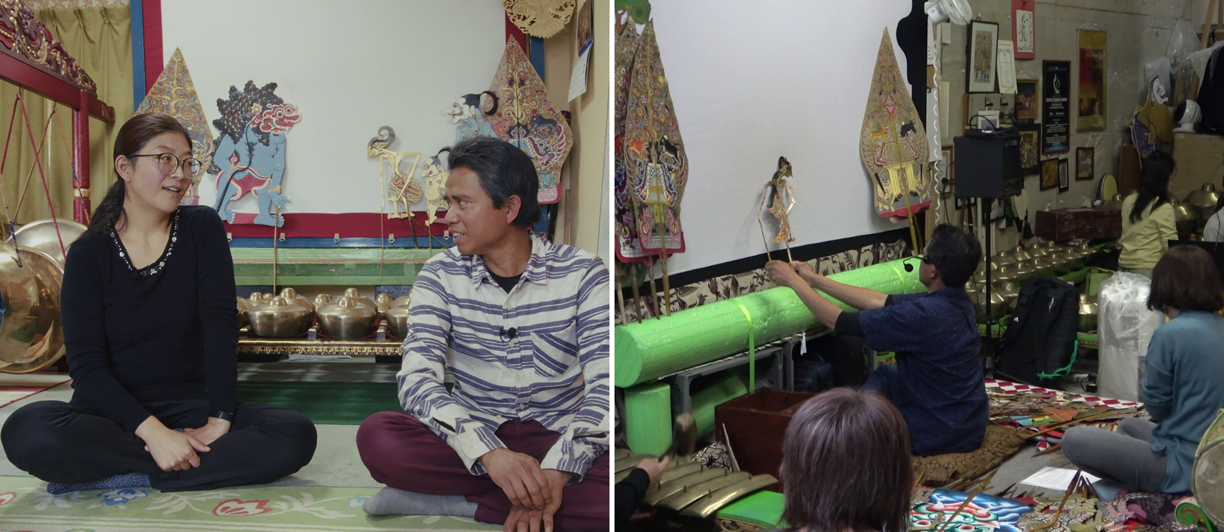 ジャワの影絵芝居、海を渡る