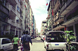 ヤンゴン市街