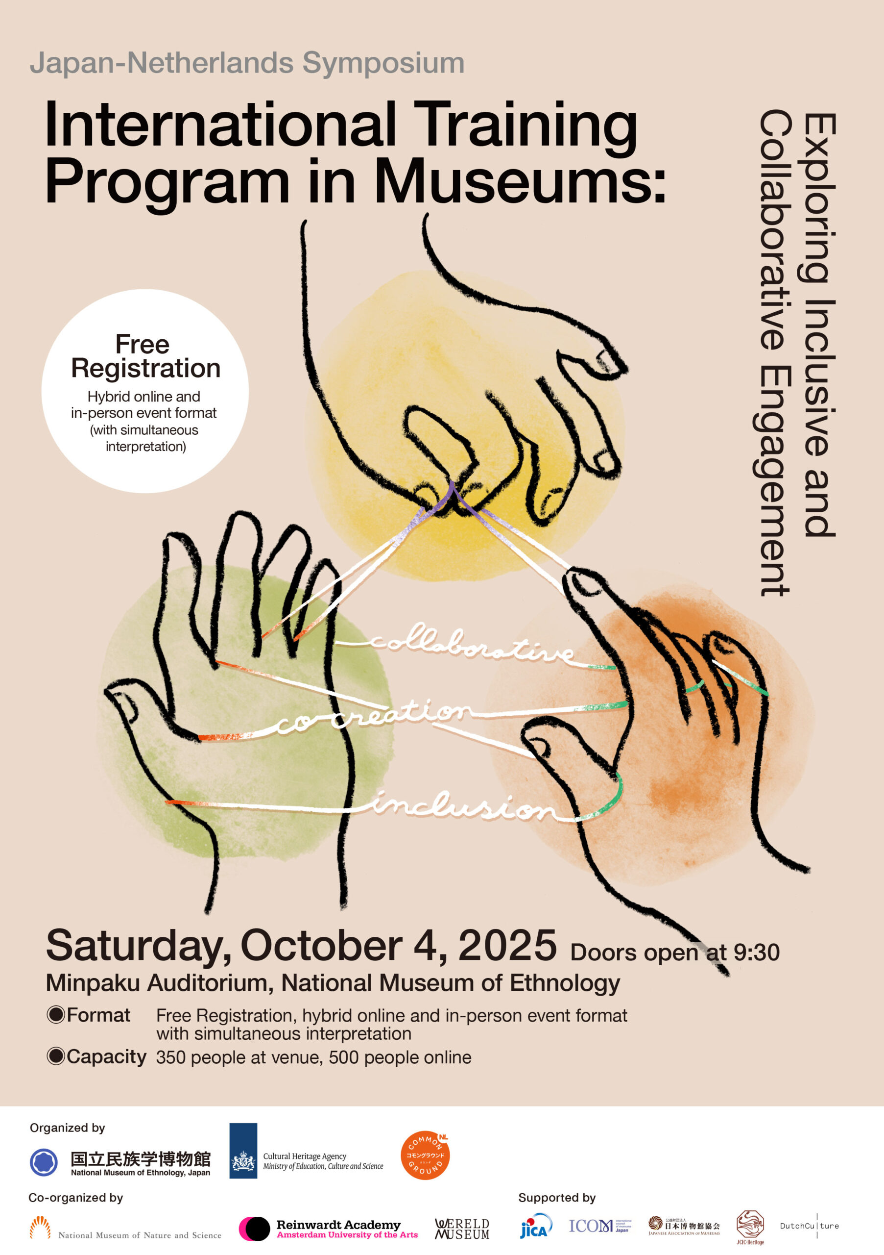 Japan-Netherlands Symposium International Training Program in Museums: Exploring Inclusive and Collaborative Engagement