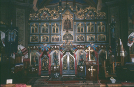東方正教会の壁に描かれた聖人