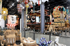 みんぱくの日本展示場、祭りと芸能のコーナー